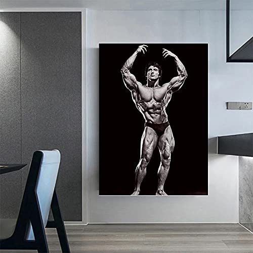 Frank Zane Poster Verschiedene Größen Poster Fitness Wand Bilder Inspirierendes Muskeltraining Frank Zane Fitness Kunstdrucke Leinwand Sport Home Gym Deko Gemälde I30067 von CloudShang