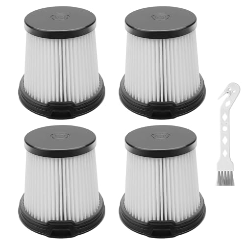 HEPA-Filter Ersatz für Shark IW1120 IW1111 IW1615 IW3120 IW3110C IW3111C Detect Pro Leichter kabelloser Stick-Staubsauger, 4 HEPA-Filter, 1 Reinigungswerkzeug, 4 Packungen von Cloudarrow