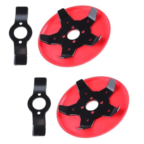 Universal Unkrautscheibe, Dual-Use Weeder Plate Blades Rasenmäher Grasfresser Trimmerkopf Unkrautscheibe für Trimmer Gartenarbeit Rasenmäher Gras (2 Set) von Cloudarrow
