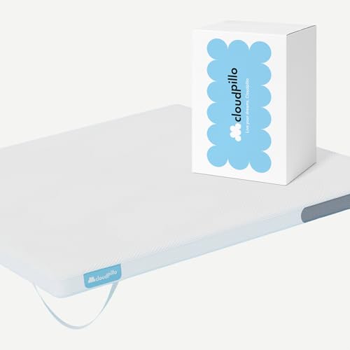 Cloudpillo Original Matratzen Topper - Cool Touch Technologie - 180 x 200 cm - Anpassbarer Memory Foam für Alle Schlafstile - 7 cm Dicke - Anti-Rutsch - Waschbarer Bezug - Kühlende Matratzentopper Cloudpillo Original Matratzen Topper - Cool Touch Technologie - 180 x 200 cm - Anpassbarer Memory Foam für Alle Schlafstile - 7 cm Dicke - Anti-Rutsch - Waschbarer Bezug - Kühlende Matratzentopper von Cloudpillo