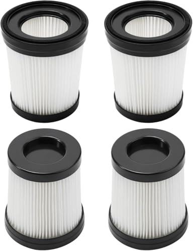 Cloudpower 4 Stück Staubsaugerfilter für Lubluelu 202 Schnurlosen, Waschbar Ersatzfilter für Oraimo OSV-102 Wiederverwendbar Handstaubsauger Staubsauger-Ersatzfilter Zubehör von Cloudpower
