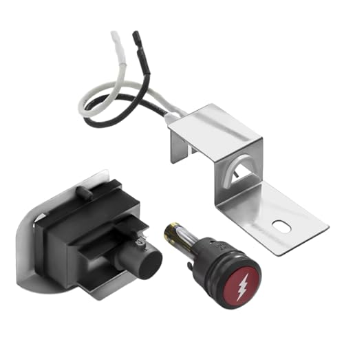 Cloudpower Grill Ersatzteile Elektronische Zünder Kit für Weber Q1200 Q2200 64868 Ersatz Zündsatz mit vorderen Brennerknöpfen Grill Anzünder für Weber-grill Gasgrill Ersatzteile von Cloudpower