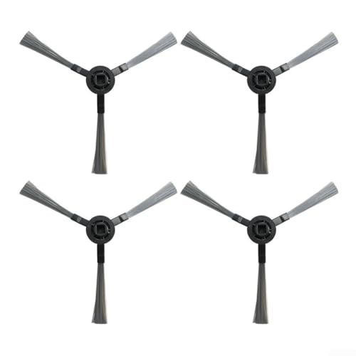 Ersatz-Seitenbürsten für Roboter-Staubsauger, passend für Redkey R10 Modell, Eckenreinigungszubehör, Nylonborsten, Vakuumkantenreinigung (4er-Pack) von Cloudpower
