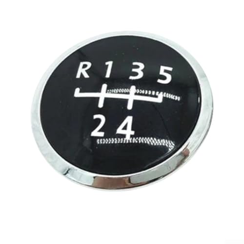 Gangschaltung Nummer Abdeckung Schaltgetriebe Digital Abdeckung 7H5711144D Kompatibel mit Transport T5 MKV MKVI ABS Ersatz Innenteil Schwarz Silber (5-Gang Schwarz) von Cloudpower