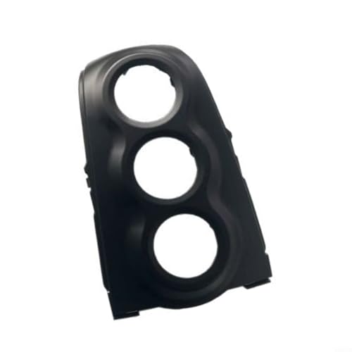 Klimaanlagenschalter Dekorplatte 55406-0D300-B0 Kompatibel mit Yaris 2008-2013, Schwarz Silber Kunststoff Innenraum Steuerleiste Ersatz (Schwarz) von Cloudpower