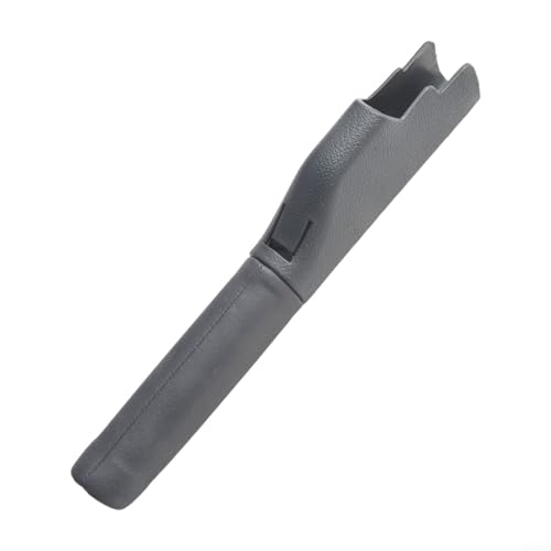Leder Handbremsabdeckung Ersatz 1K0711461A Kompatibel mit MK5 MK6 GTI, Black Stitch Auto Feststellbremse Griffschutz (Grau) von Cloudpower