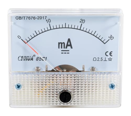 Cloudray 30mA Amperemeter HUA 85C1 Analog Amp Panel Meter Strom für CO2 Lasergravur Schneidemaschine von Cloudray