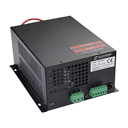 Cloudray CO2 Laser Power Supply CO2 Laser Netzteil CO2 Laser 50w für CO2 Laserröhre CO2-Laserröhre Für CO2 Laser Graveur Cutter (MYJG-50W) von Cloudray