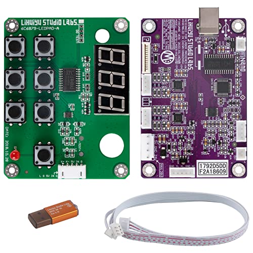 Cloudray LIHUIYU Nano Laser Control Set Motherboard + Control Panel + Dongle B System für Gravierfräser DIY 3020 3040 K40, Set A von Cloudray
