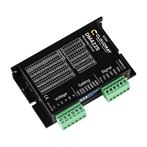 Cloudray Stepper Motor Stepper Driver Schrittmotortreiber 2-Phasen-Schrittmotortreiber DM422S Versorgungsspannung 18-48VDC Ausgangsstrom 0,3-2,2A von Cloudray