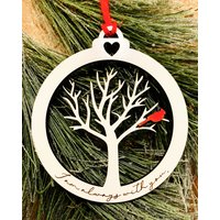 Weihnachtlicher Kardinal-Gedenkschmuck, Kardinäle-Gedenkfigur, Kardinal-Vogel-Ornament, Kardinal-Gedenkstück Rot von ClouseCrafts