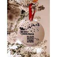 Weihnachtsmann Tracker Ornament - Qr Code Ein Kinder Weihnachtsschmuck Weihnachtsmann Tracker Ornament - Qr Code Ein Kinder Weihnachtsschmuck von ClouseCrafts