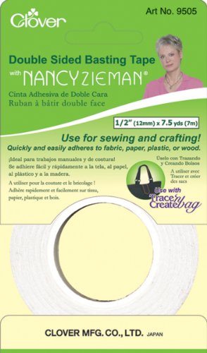 Clover 86164 Double Sided Basting Band Mit Nancy Zieman.5 in. x 7,5 Yards von Clover