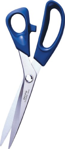 Clover CL493L Schere, Edelstahl, Silber/Blue, 9.5in von Clover