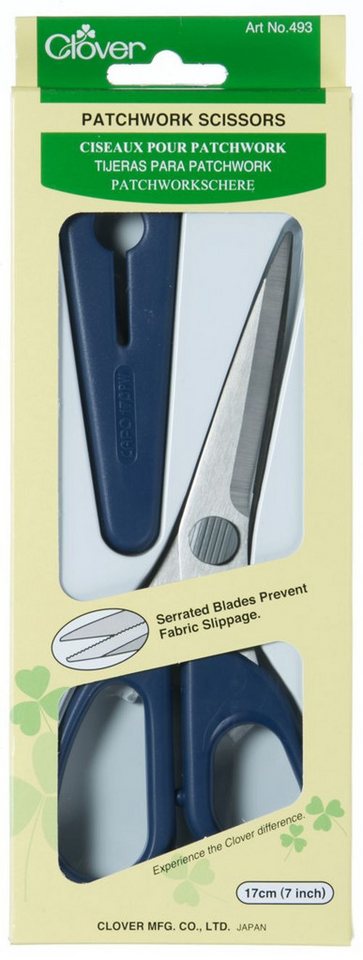 Clover Haushaltsschere Clover Patchworkschere 17cm Clover Haushaltsschere Clover Patchworkschere 17cm von Clover