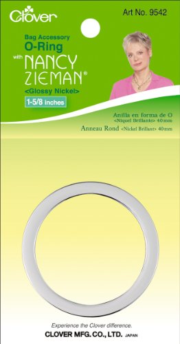 CLOVER O Ringe: 40mm: glaenzendes Nickel von Clover