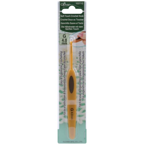 Soft Touch Crochet Hook-Size G7/4mm von Clover