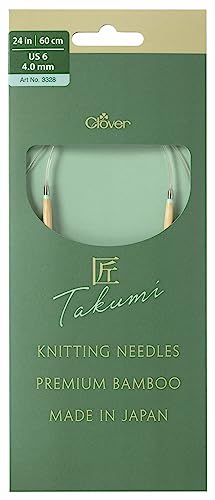 TAKUMI Pro Circular Knitting Needles 24"-US 6/4.0 mm von Clover
