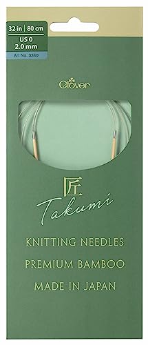 TAKUMI Pro Circular Knitting Needles 32"-US 0/2.0 mm von Clover
