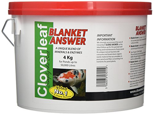 Cloverleaf BA4KG Teichbehandlung zur erfolgreichen Entfernung von Deckenukraut, BEIGE, 1-Pack von Cloverleaf