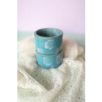 Aqua Und Brushed Orchid Förmchen - Große Baking Förmchen-Set Von Zwei Förmchen Aqua Und Brushed Orchid Förmchen - Große Baking Förmchen-Set Von Zwei Förmchen von CloversandClay