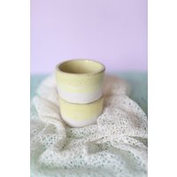 Gelbe Und Weiße Keramik-Auflaufförmchen - Große Back-Auflaufförmchen Zweier-Set Handgefertigte Keramik Gelbe Und Weiße Keramik-Auflaufförmchen - Große Back-Auflaufförmchen Zweier-Set Handgefertigte Keramik von CloversandClay