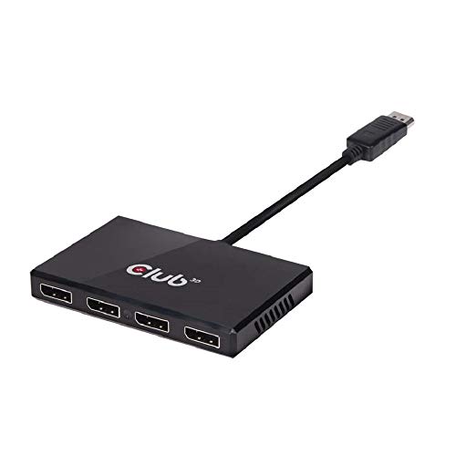 Club 3D csv-6400 Multi Stream Transport (MST) Hub DisplayPort Schwarz von Club 3D