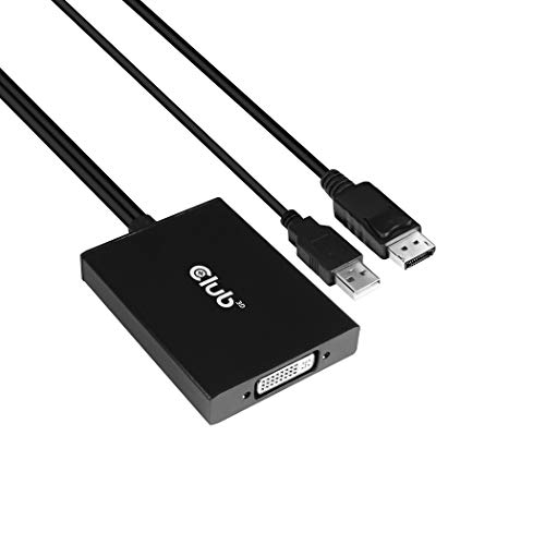 Club 3D CAC-1010-A aktiver Adapter DisplayPort auf DVI-D HDCP OFF (für Cinema Displays) von Club 3D