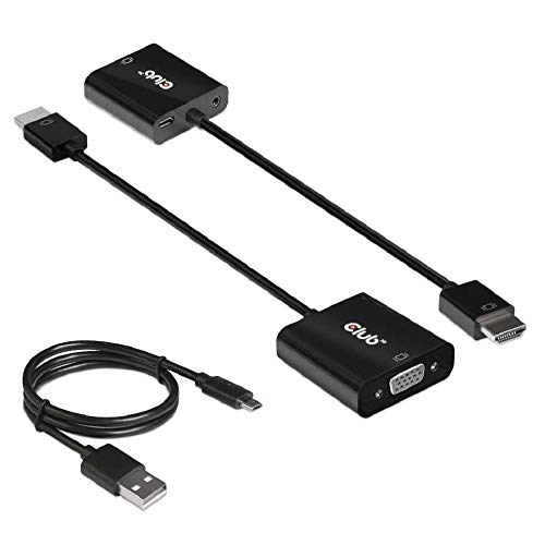 Club3D HDMI™ 1.4 auf VGA Adapter (mit Audio) ST/B von Club 3D