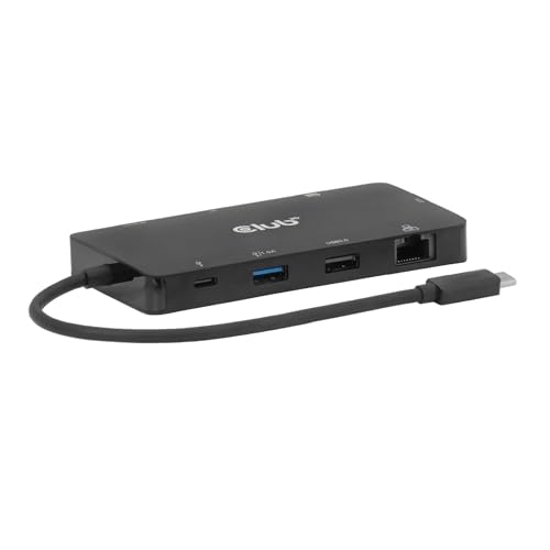 Club3D CSV-2552 9-1 USB-C® Dual HDMI™ 100W Hub von Club 3D
