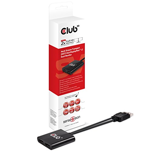 Club3D Mini DisplayPort 1.2 auf 2 DisplayPort Multi-Display MST Hub (CSV-5200) von Club 3D