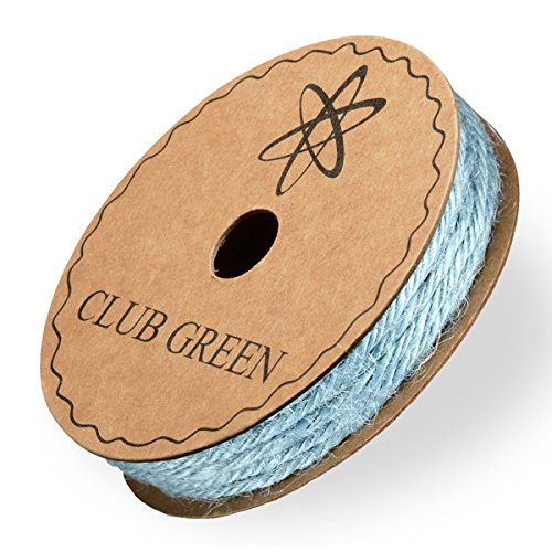 Club Green N010BL Sackleinenschnur, Blau, 2 x 10 m, STRING, 8 x 8 x 1.8 cm, 10 meter von Club Green