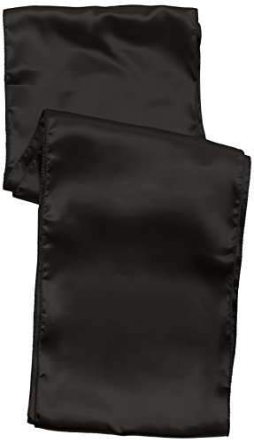 Club Green Satin Stuhl Krawatte, schwarz, 230 mm x 3 m von Club Green