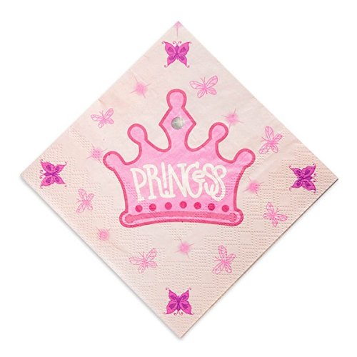 Club Green Serviette Princess 3 Schicht, Pink, 25 x 25 cm von Club Green