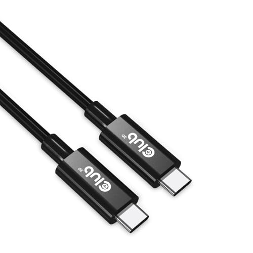 Club3D CAC-1579 USB4 Gen3x2 Type-C Bi-Direktionale Kabel 8K60Hz oder 4K120Hz, Data 40Gbps, PD 240W(48V/5A) EPR St/St 3m von Club 3D