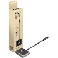 Club3D CSV-1552 USB-C® (USB 3.2 Gen 2) Multiport Hub Schwarz von Club3D