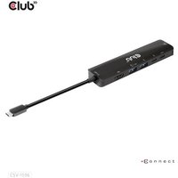 Club3D USB-6-in1-HUB USB-C - HDMI/2xUSB/ USB-C® (USB 3.2 Gen 2) Multiport Hub Schwarz von Club3D