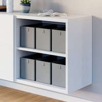 Box Für Besta Regal, Faltbare Aufbewahrungsbox Ikea Sideboard-Schrank, 35 X 17 20cm, Organizer Tv-Kommode von ClutterCover