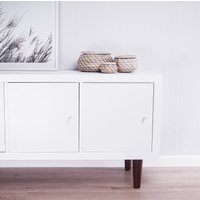 Ikea Kallax Regal Füße Möbelfüße Möbelbeine in Buche - Oder Wallnussoptik von ClutterCover