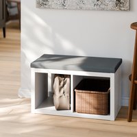 Sitzauflage Für 2Er Kallax Regal Von Ikea Mit Abnehmbarem Bezug in Grau Oder Beige - Sitzkissen, Auflage Sitzbank, 76 X 39 4cm Sitzauflage Für 2Er Kallax Regal Von Ikea Mit Abnehmbarem Bezug in Grau Oder Beige - Sitzkissen, Auflage Sitzbank, 76 X 39 4cm von ClutterCover