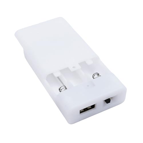 Clydewy Batteriegehäuse Box mit USB-Anschluss 3 x 1,5 V AA Batterie Power Bank Case Box mit Ein-/Aus-Schalter Abdeckung für 4,5 V USB Weihnachtsdekoration LED Streifen Lichterkette DIY Vorhang Licht von Clydewy