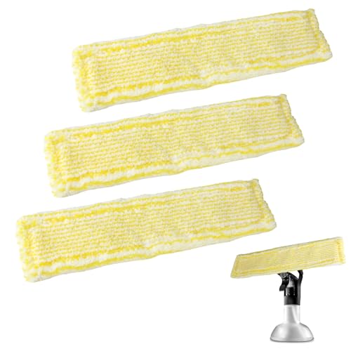 Dampfreiniger-Zubehör für Kärcher Fenstersauger, Ersatz-Mikrofaser-Reinigungstücher, Dampfreiniger-Pads, Ersatz-Pads, kompatibel mit Kärcher WV2 WV5 von Clydewy