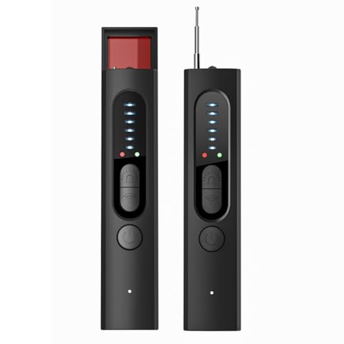 Wanzen Detektor, 3 in 1 GPS RF Signal Detektor, Tragbar Versteckte Kamera Finder, Anti Spionage Detektor, Hidden Camera Detector, Kamera Detektor, 6 Stufen Empfindlichkeit für Hotel Heim Büro (x13) von Clyfanesy