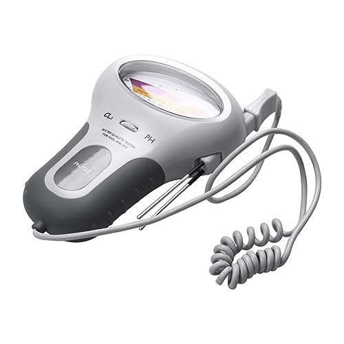 Clyictz PC102 2-In-1 PH-Chlormessgerät Tester Kunststoff 2-In-1 PH-Chlormessgerät Chlorwasserqualitätsprüfgerät CL2 Mess-Nähwerkzeug für Poolaquarium Clyictz PC102 2-In-1 PH-Chlormessgerät Tester Kunststoff 2-In-1 PH-Chlormessgerät Chlorwasserqualitätsprüfgerät CL2 Mess-Nähwerkzeug für Poolaquarium von Clyictz