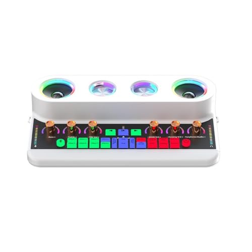 Clyictz S20 Professionelle Audio-Soundkarte mit Anpassbarem Soundmodul, Musikkarte, Externe Audioschnittstelle für Live-Soundkarte, Langlebig, Einfache Installation, A Clyictz S20 Professionelle Audio-Soundkarte mit Anpassbarem Soundmodul, Musikkarte, Externe Audioschnittstelle für Live-Soundkarte, Langlebig, Einfache Installation, A von Clyictz