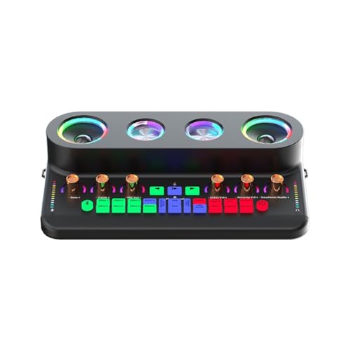 Clyictz S20 Professionelle Audio-Soundkarte mit Anpassbarem Soundmodul, Musikkarte, Externe Audioschnittstelle für Live-Soundkarte, Langlebig, Einfache Installation, B Clyictz S20 Professionelle Audio-Soundkarte mit Anpassbarem Soundmodul, Musikkarte, Externe Audioschnittstelle für Live-Soundkarte, Langlebig, Einfache Installation, B von Clyictz