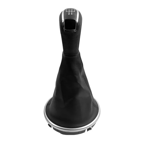 Clynex 5/6-Gang-Abdeckung for manuellen Schaltknauf for Autos, for Skoda, Fabia 2 II for Roomster 2006 2007 2008 2009 2010, Getriebehebel-Schaltknaufmanschette Schaltknauf(BLACK 5 Speed) von Clynex