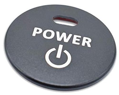 Clynex Auto Styling Auto Start Stop Motor Power Button Ring Aufkleber, for Toyota, C HR, for Corolla, Auris Prius Chr Abdeckung Start-Stopp-Knopfabdeckung von Clynex