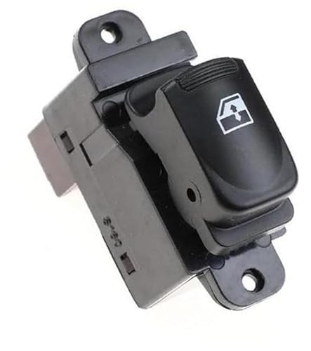 Clynex Fensterschalter 93570-1E110 Elektrischer Hauptfensterschalter Heber Glassteuerknopf 93580-1E000, for Hyundai, Accent 2007-2010 Autofensterschalter(BLACK 1pc Black Right) von Clynex