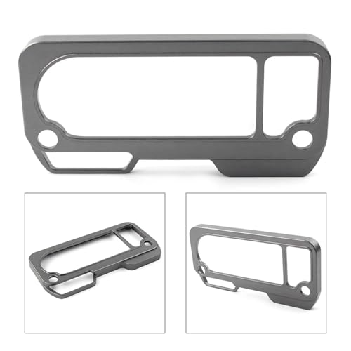 Clynex Motorrad Tachoabdeckung Schutz Aluminium Zierleiste CB500X CB650R CBR650R 2019 2020 Motorrad-Tachometerblende(Titanium) von Clynex
